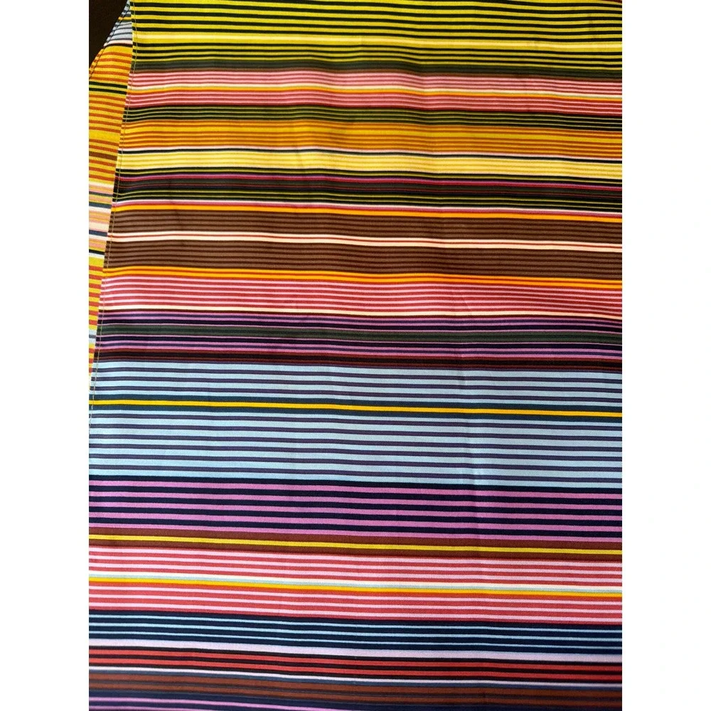 The‎ Corcoran Scarf Multi-Color 100% Silk Striped Rectangular Neck Accessory